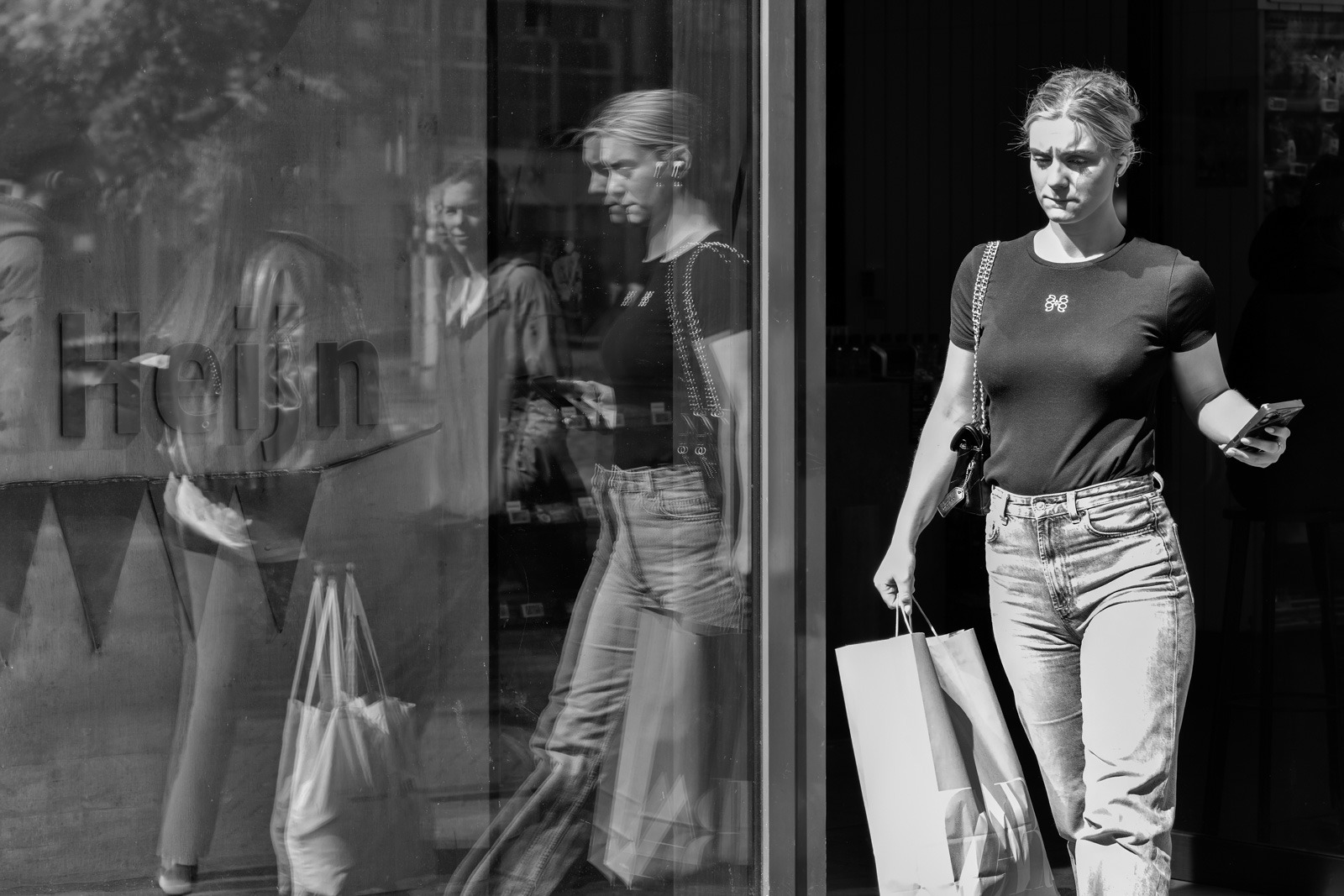 Chris Fraikin maakte deze foto met als thema schaduw en/of reflectie